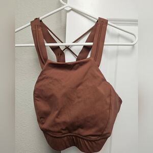 Lululemon Strong at Heart Bra Size 10 Antq Copper Medium Support C/D Cup